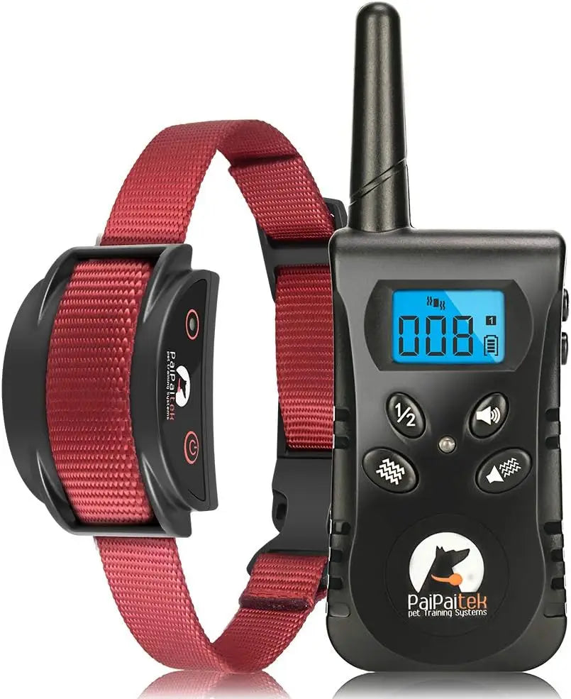 No Shock Dog Training Collar With Remote 1600ft Vibration Waterproof