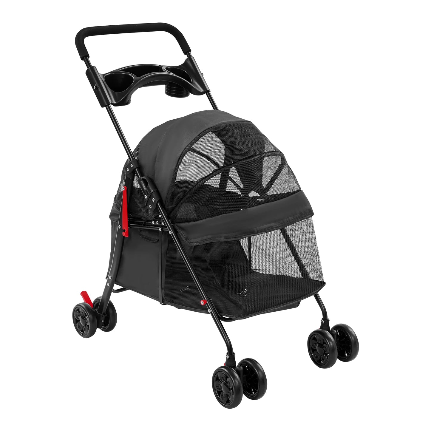 Foldable Lightweight Pet Cart For Small Medium Dogs And Cats
