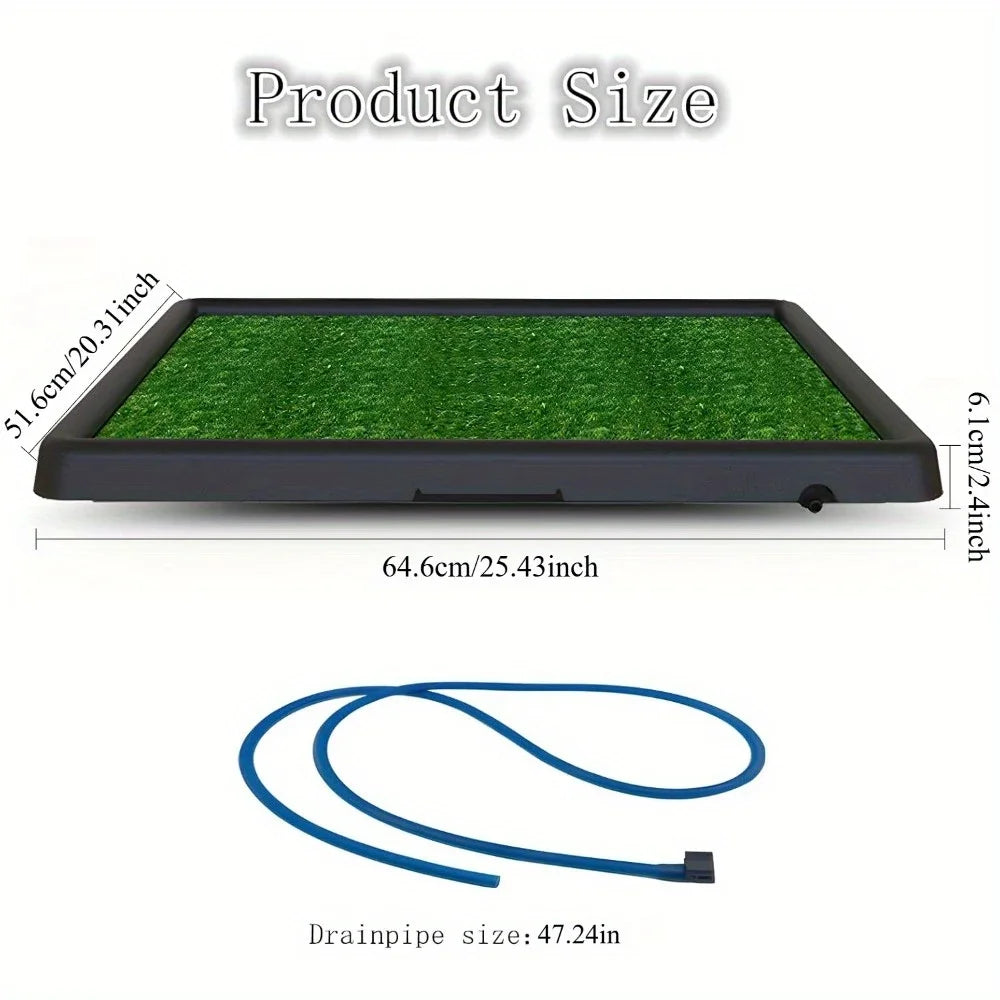 Portable Dog Toilet With Artificial Turf Three Layer System Detachable