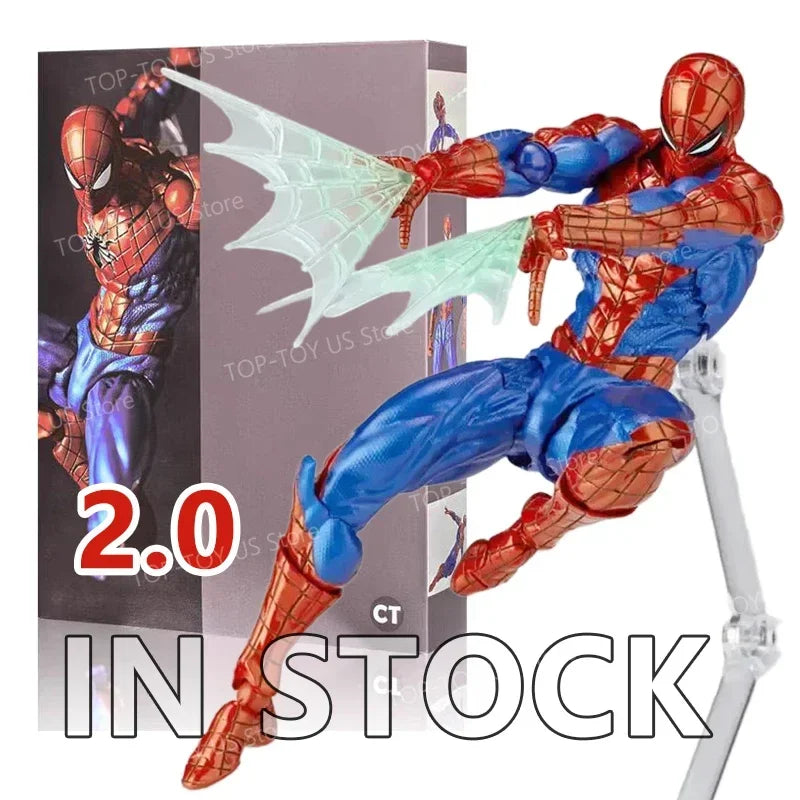 Hot Toys Spider Man 2 0 Amazing Yamaguchi Spider Man Agent Venom Mafex Figure
