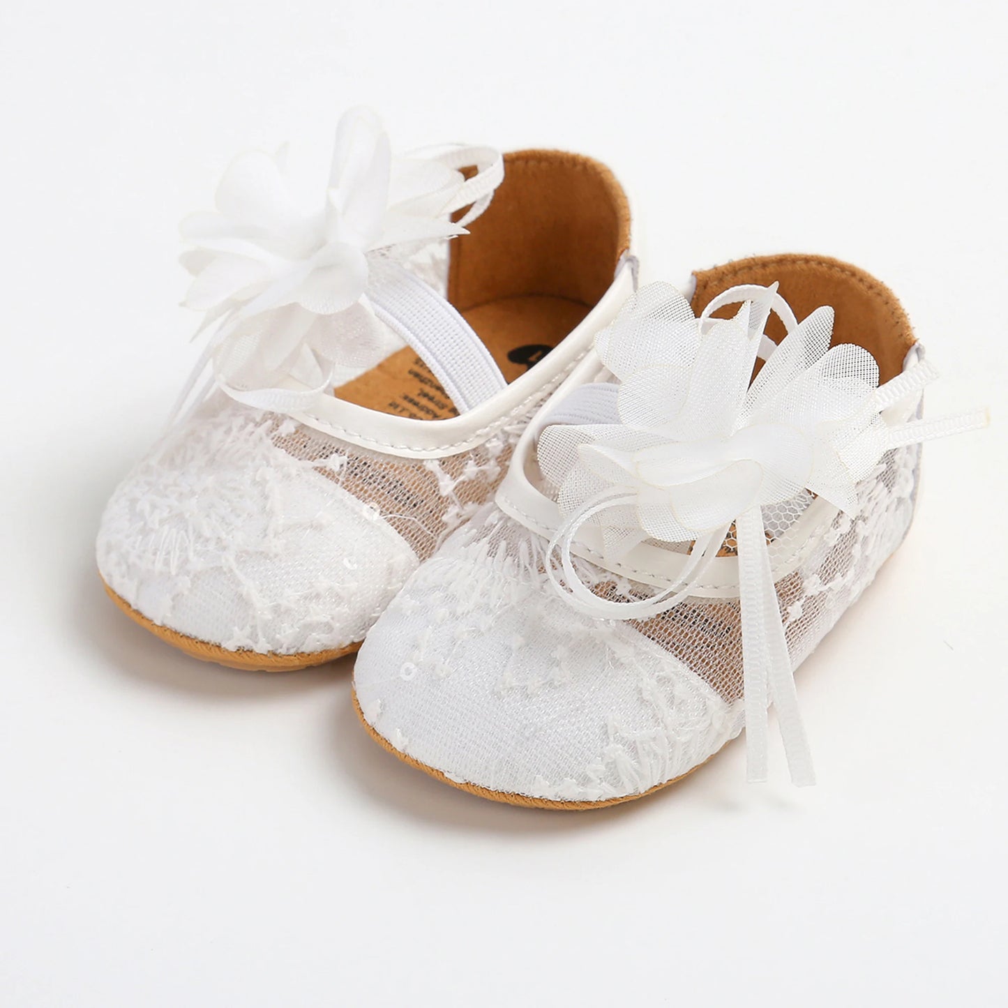 Adorable Toddler Girls Floral Mary Jane Shoes with Non-Slip Sole Soft Close Toe Walking Shoes for Little Princesses