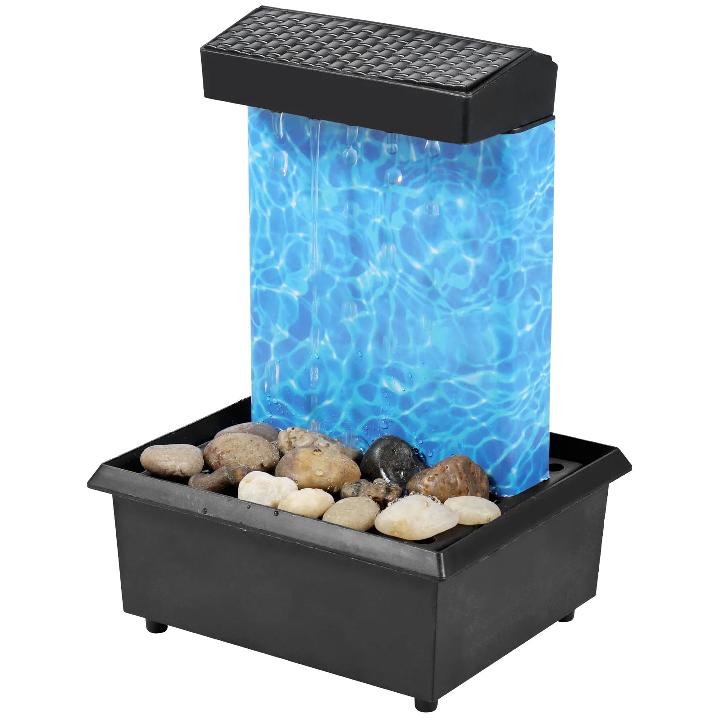 Tabletop Waterfall Fountain Lights For Relaxation And Meditation