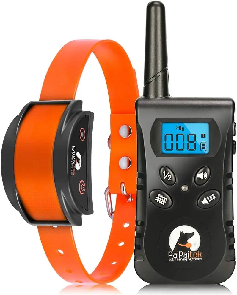 No Shock Dog Training Collar With Remote 1600ft Vibration Waterproof