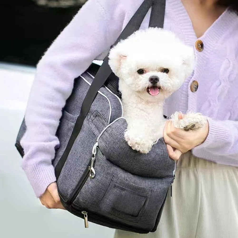 NONED Portable Pet Booster Seat For Small Dogs With Straps