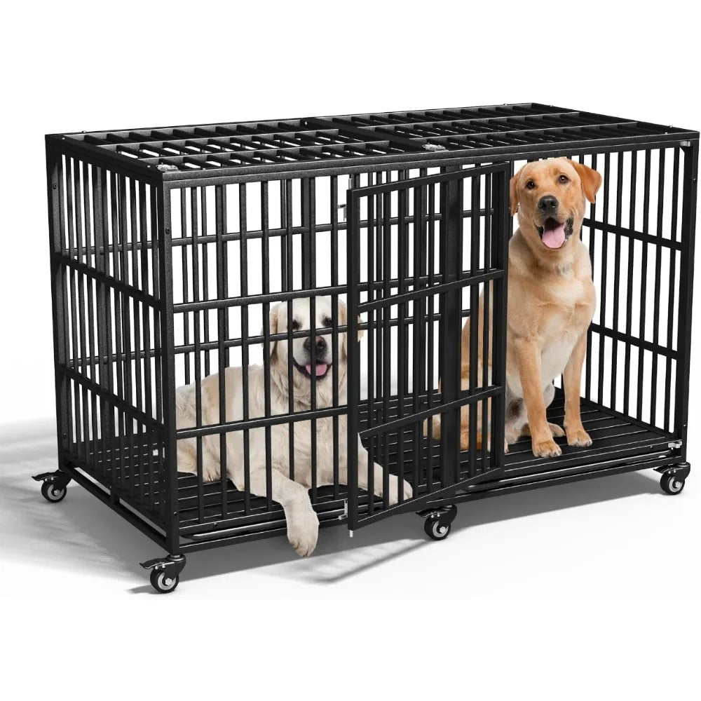 Heavy Duty Dog Crate For Giant Dogs Lockable Top Access