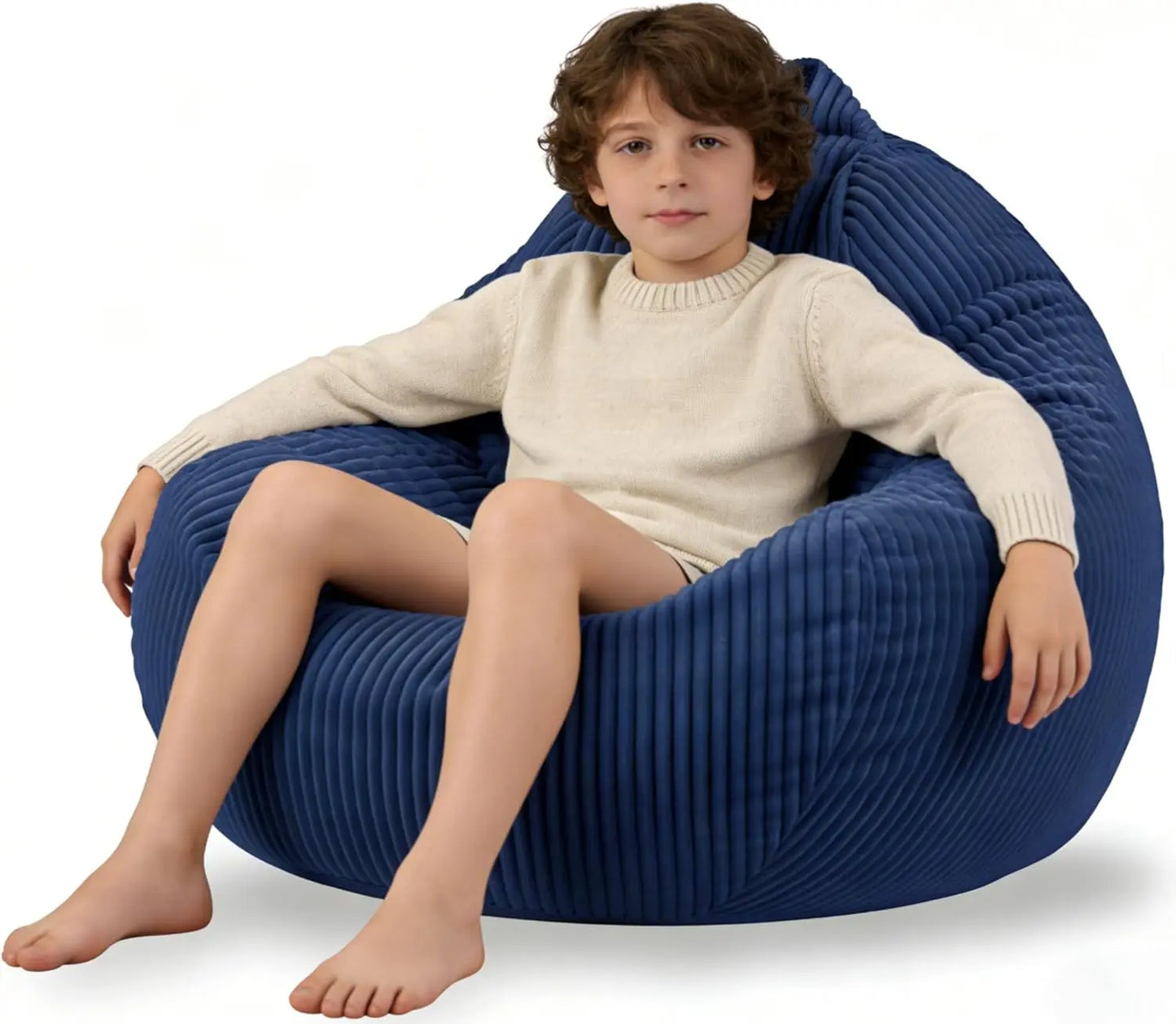 XMSJ Memory Foam Bean Bag Chair for Kids and Teens