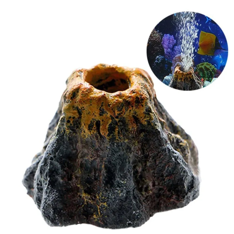 Volcano Shape Air Bubble Stone For Aquarium Air Pump Decoration