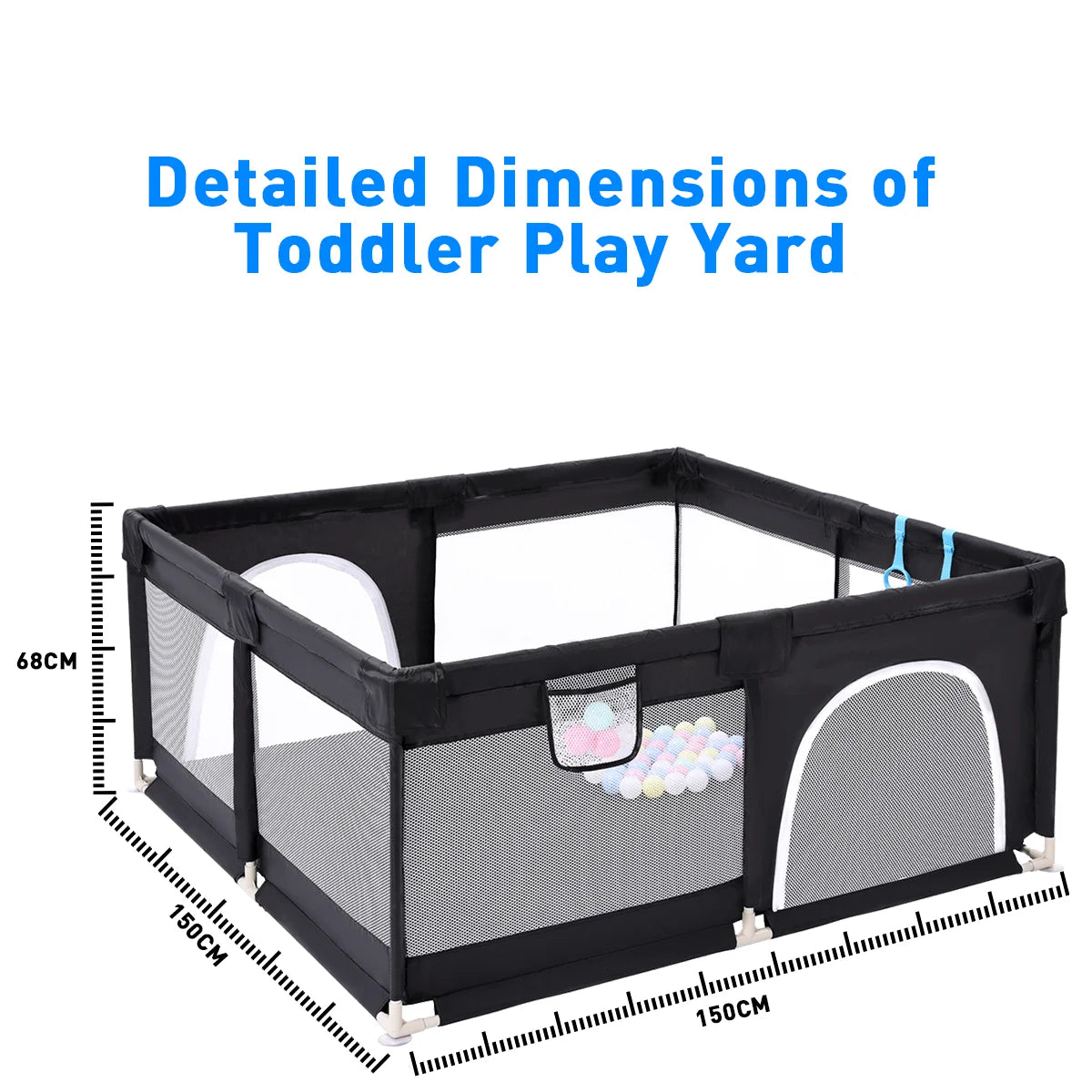 Baby Playpens Indoor Baby Corralitos Safety Barriers For Kids Baby Activity Gym Large Parks For Baby Groundbox Fence