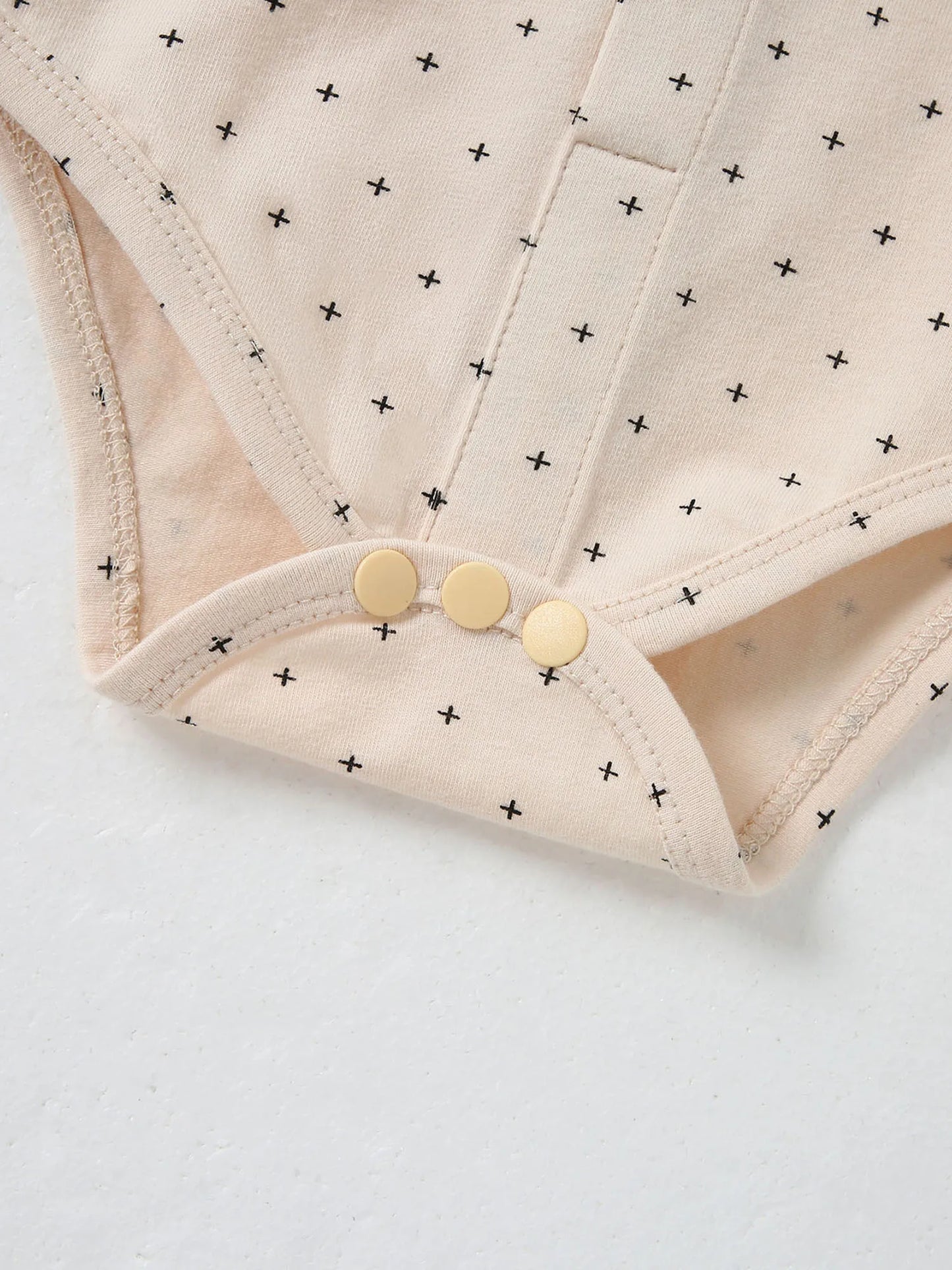 Baby Boy Tuxedo Suit Set Shirt Bow Tie Suspenders Beret