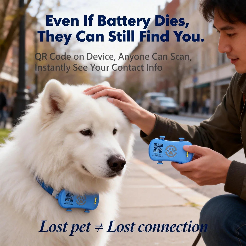 WANWAYTECH GPS Pet Tracker Real Time Tracking Dogs Cats