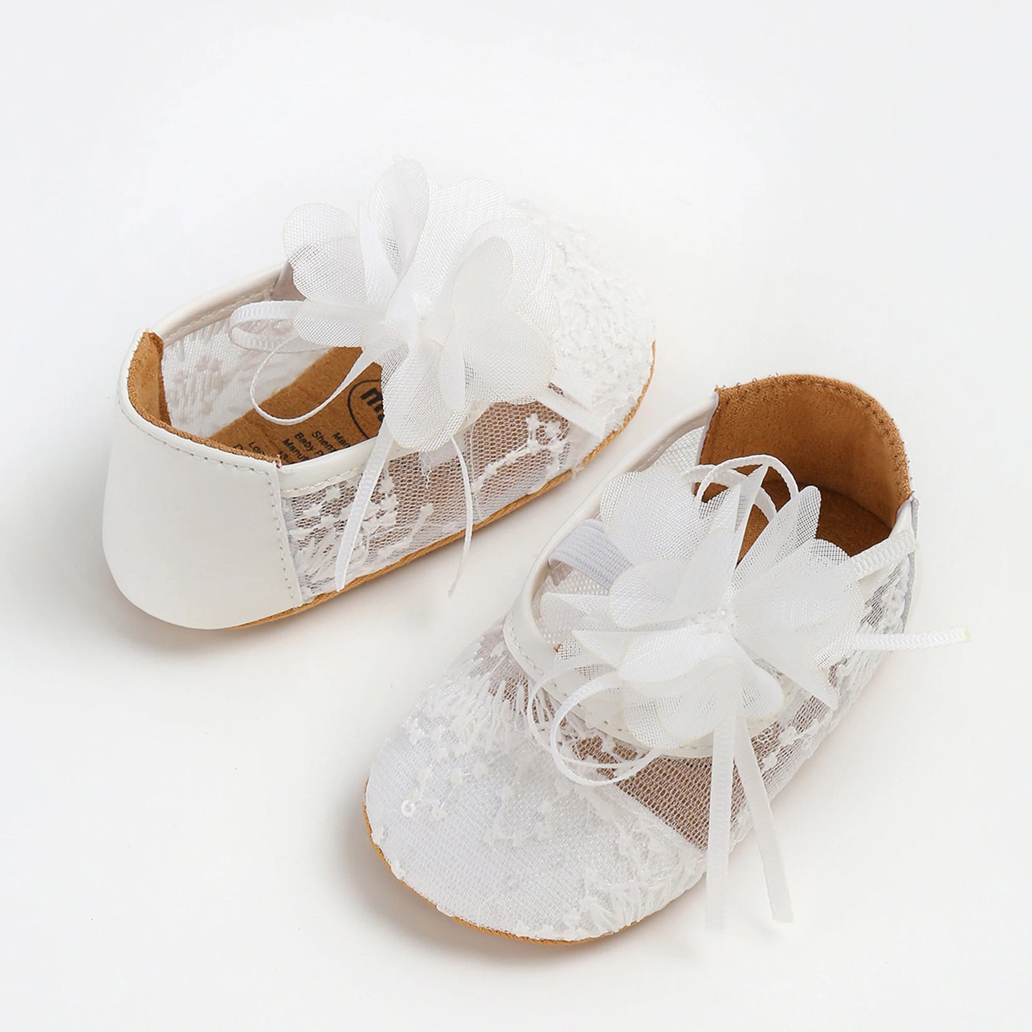 Adorable Toddler Girls Floral Mary Jane Shoes with Non-Slip Sole Soft Close Toe Walking Shoes for Little Princesses