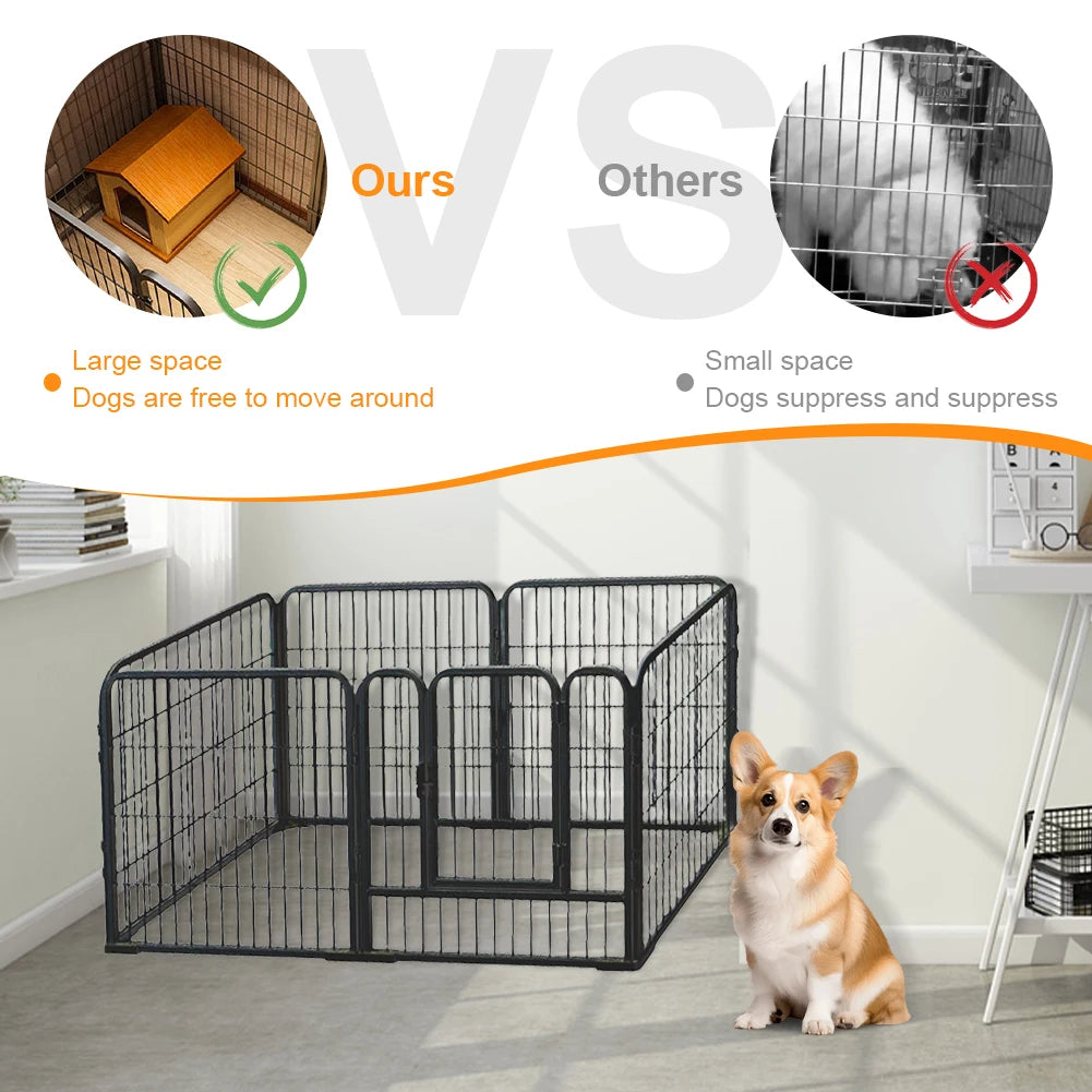 APWIKOGER Heavy Duty Portable Pet Playpen For Dogs Cats