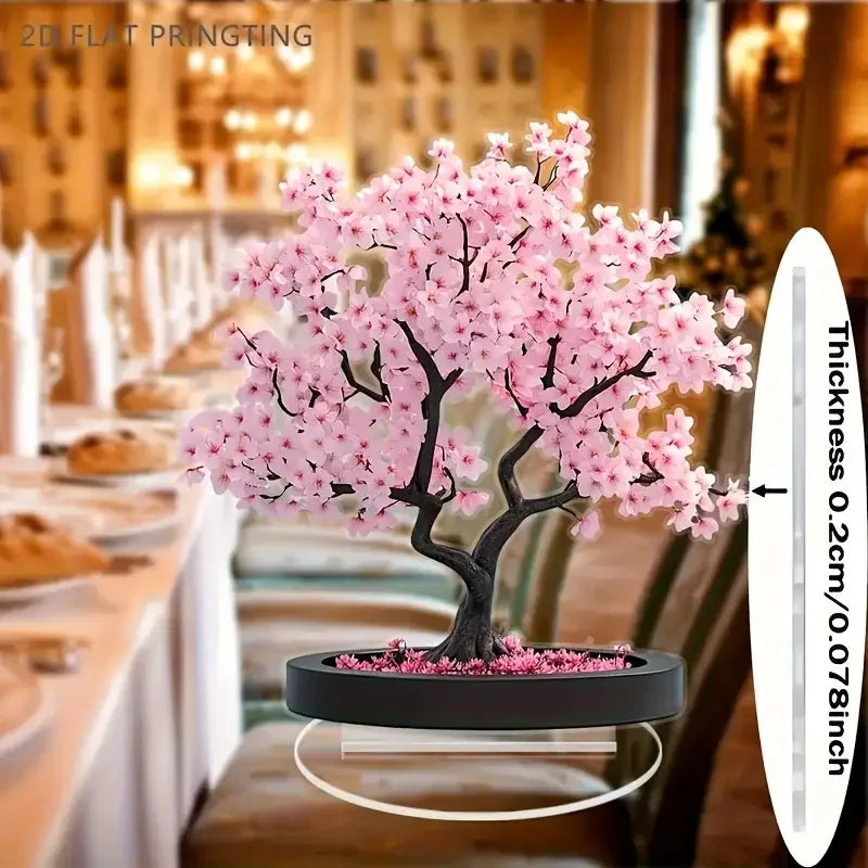 Bohemian Cherry Blossom Bonsai Tree Desktop Decoration Valentine Gift