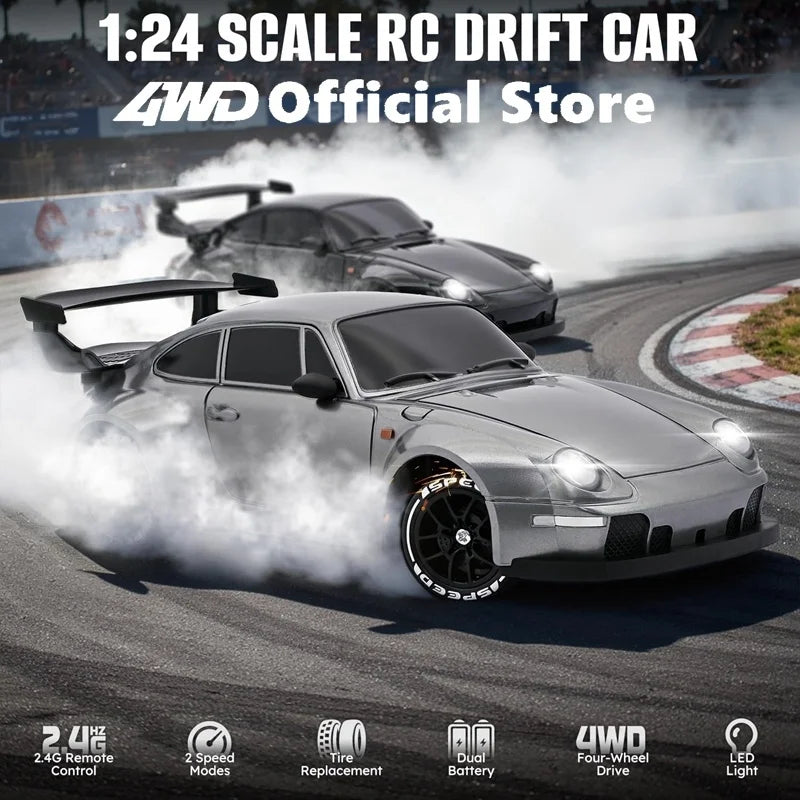4WD Remote Control Drift Racing Car With LED Lights