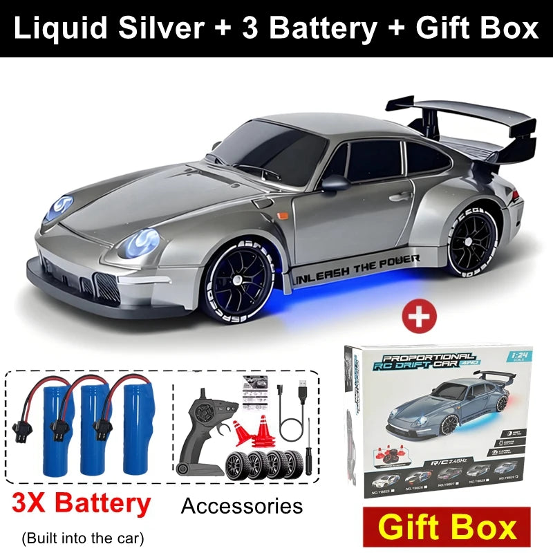 4WD Remote Control Drift Racing Car With LED Lights