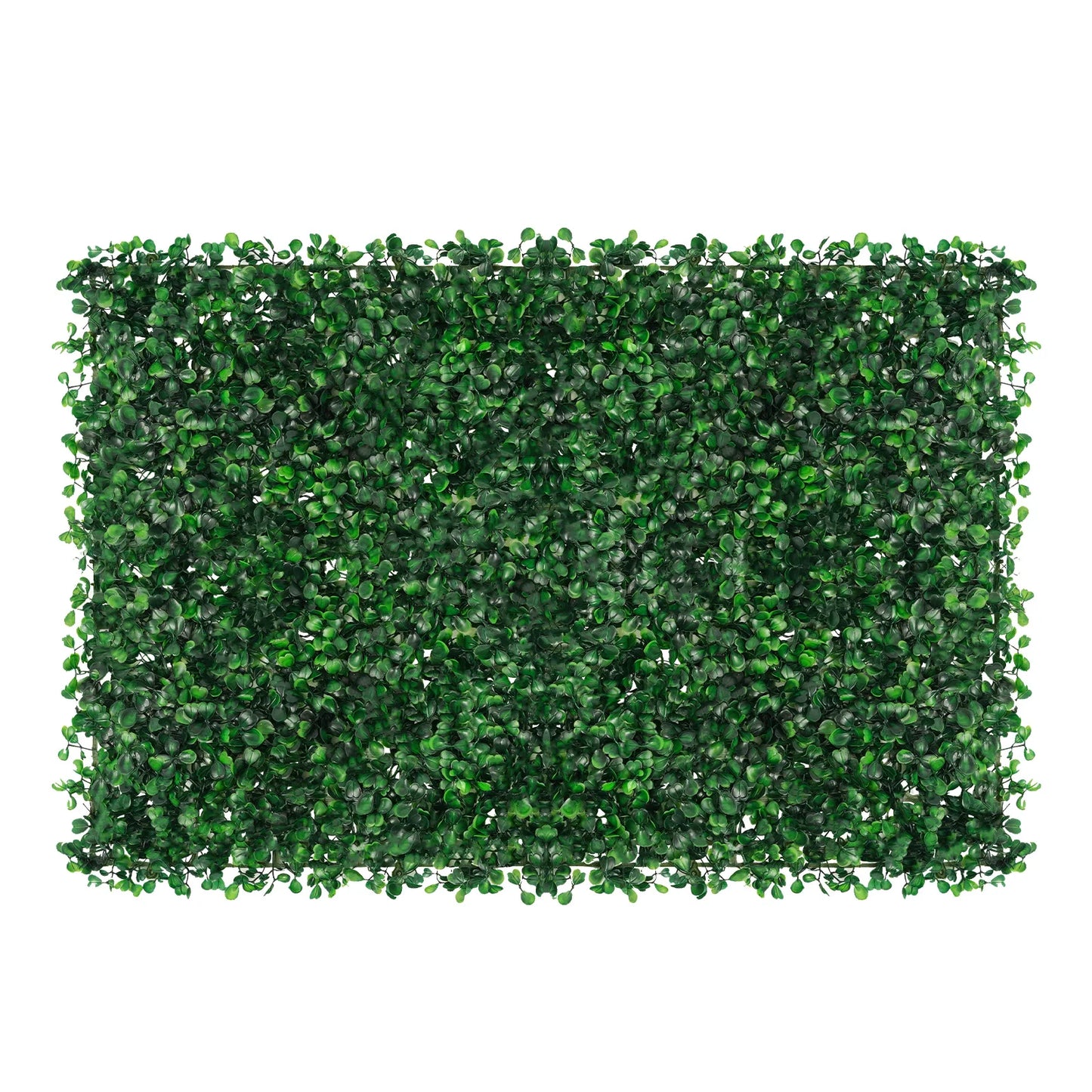 NONECN Artificial Grass Mat Panels Waterproof Outdoor Garden Hedge Wall Decor
