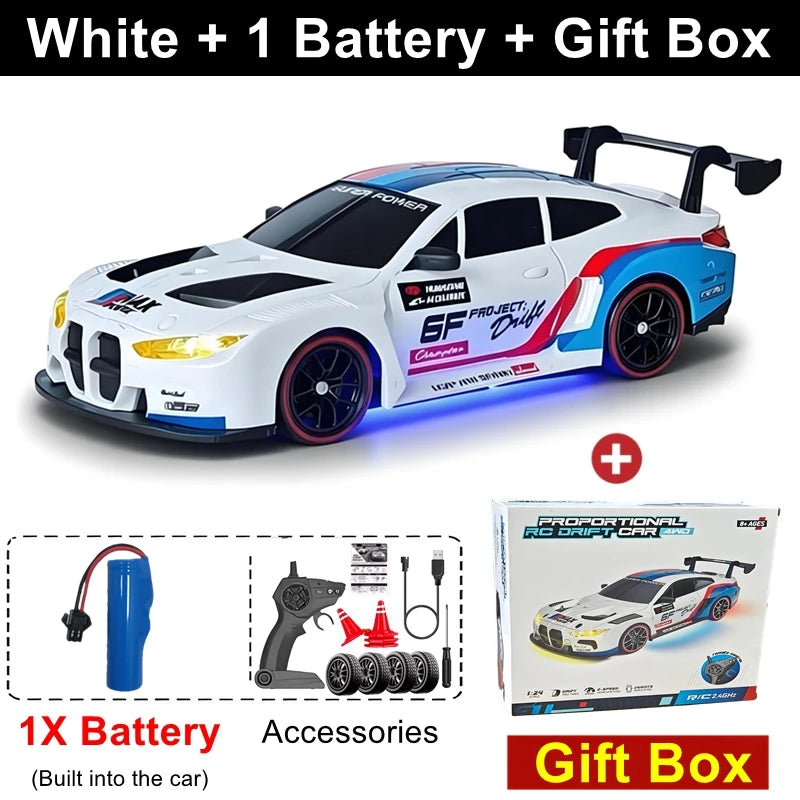 4WD Remote Control Drift Racing Car With LED Lights