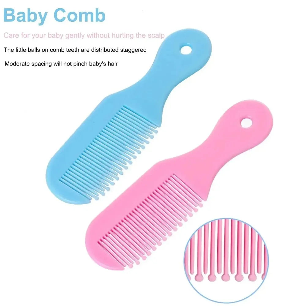 10PCS Baby Health Care Kit, Nail & Hair Grooming Set with Thermometer, Brush, Clipper, Teether & Toothbrush for Kids