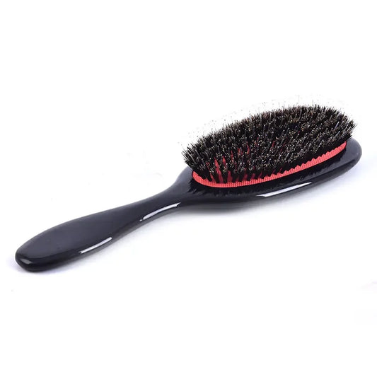 Boar Bristle Hair Brush Women Combs for Wood HairBrush Detangle Straightener Comb Barber Accessories