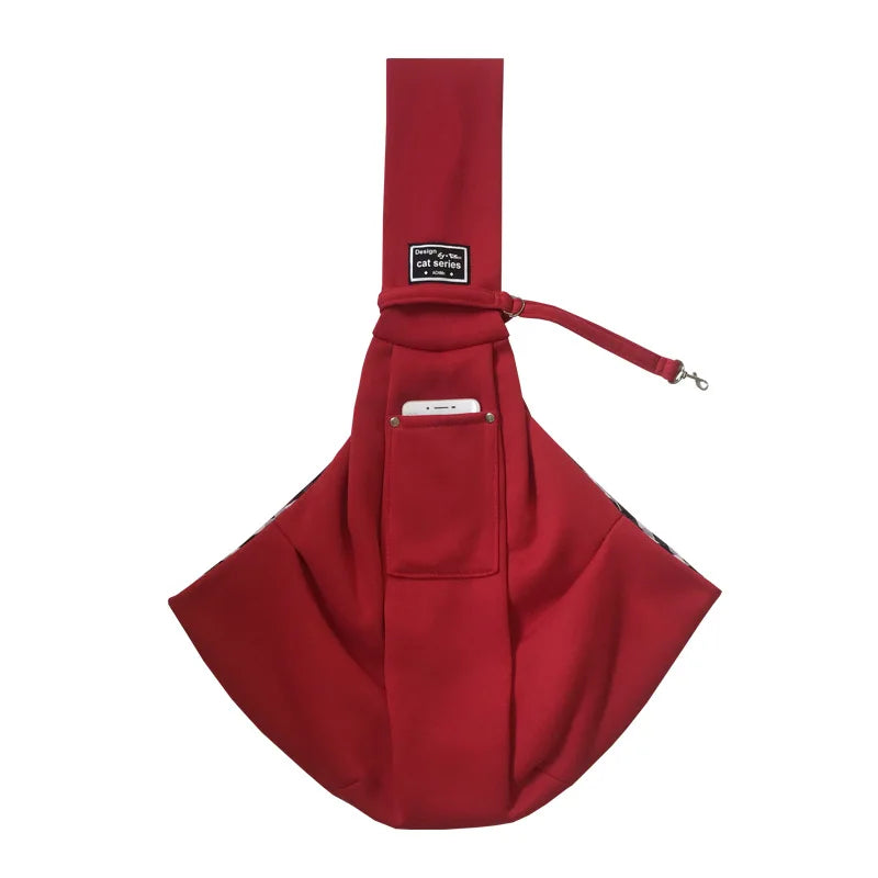 Small Dog Carrier Sling Bag Polyester For Outdoor Travel