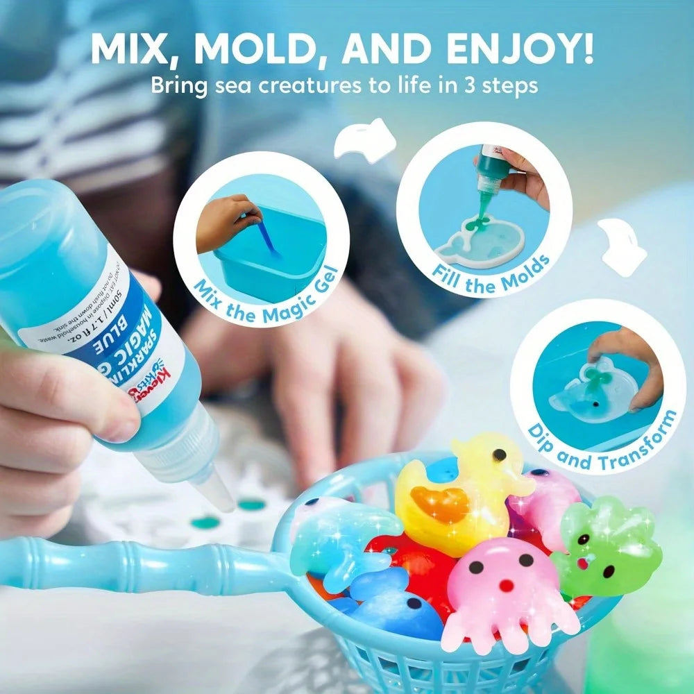 Joyfy Aqua Elf Magic Water Gel Kit With Sea Molds
