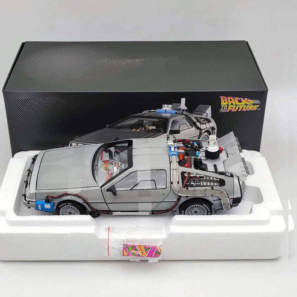 Back To The Future Time Machine Diecast One Eighteen BCJ97