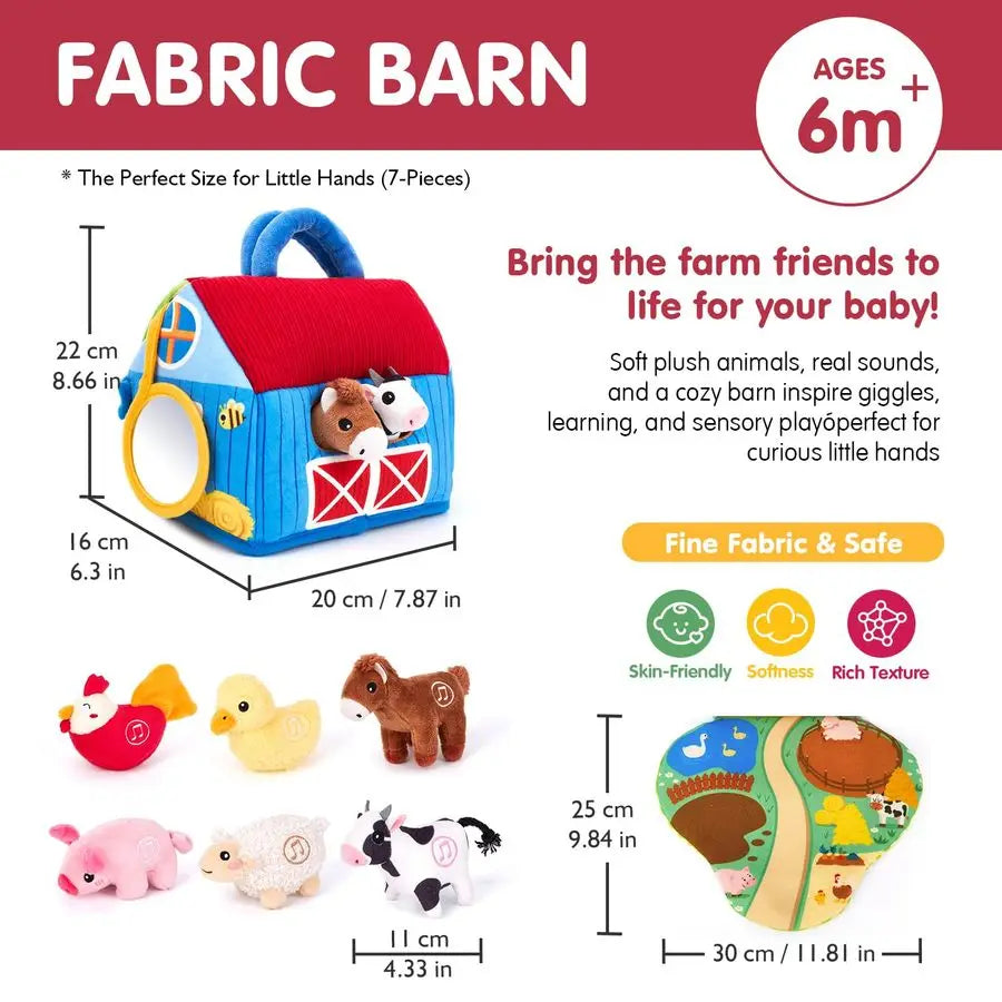 Surprise Barn Farm Animals Set With Real Sounds For Babies