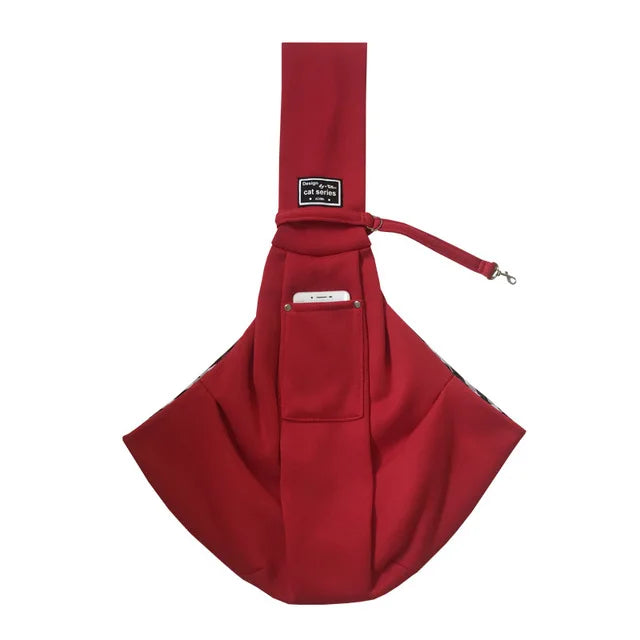 Small Dog Carrier Sling Bag Polyester For Outdoor Travel