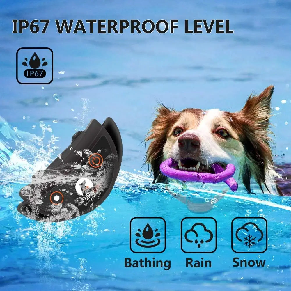 No Shock Dog Training Collar With Remote 1600ft Vibration Waterproof