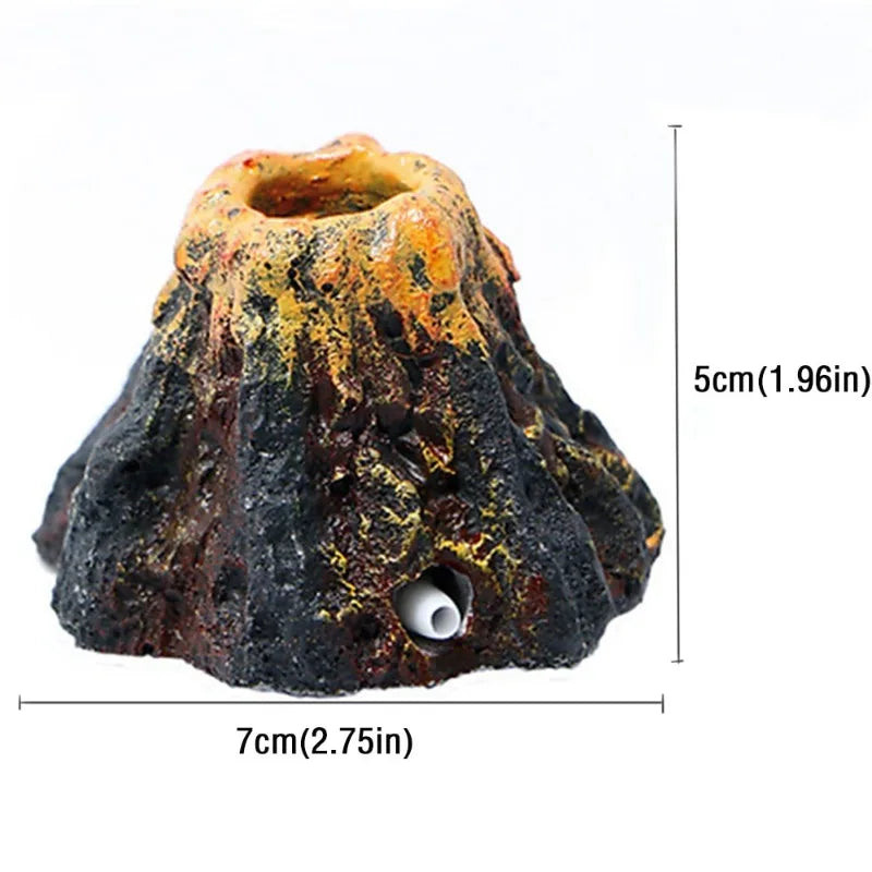 Volcano Shape Air Bubble Stone For Aquarium Air Pump Decoration