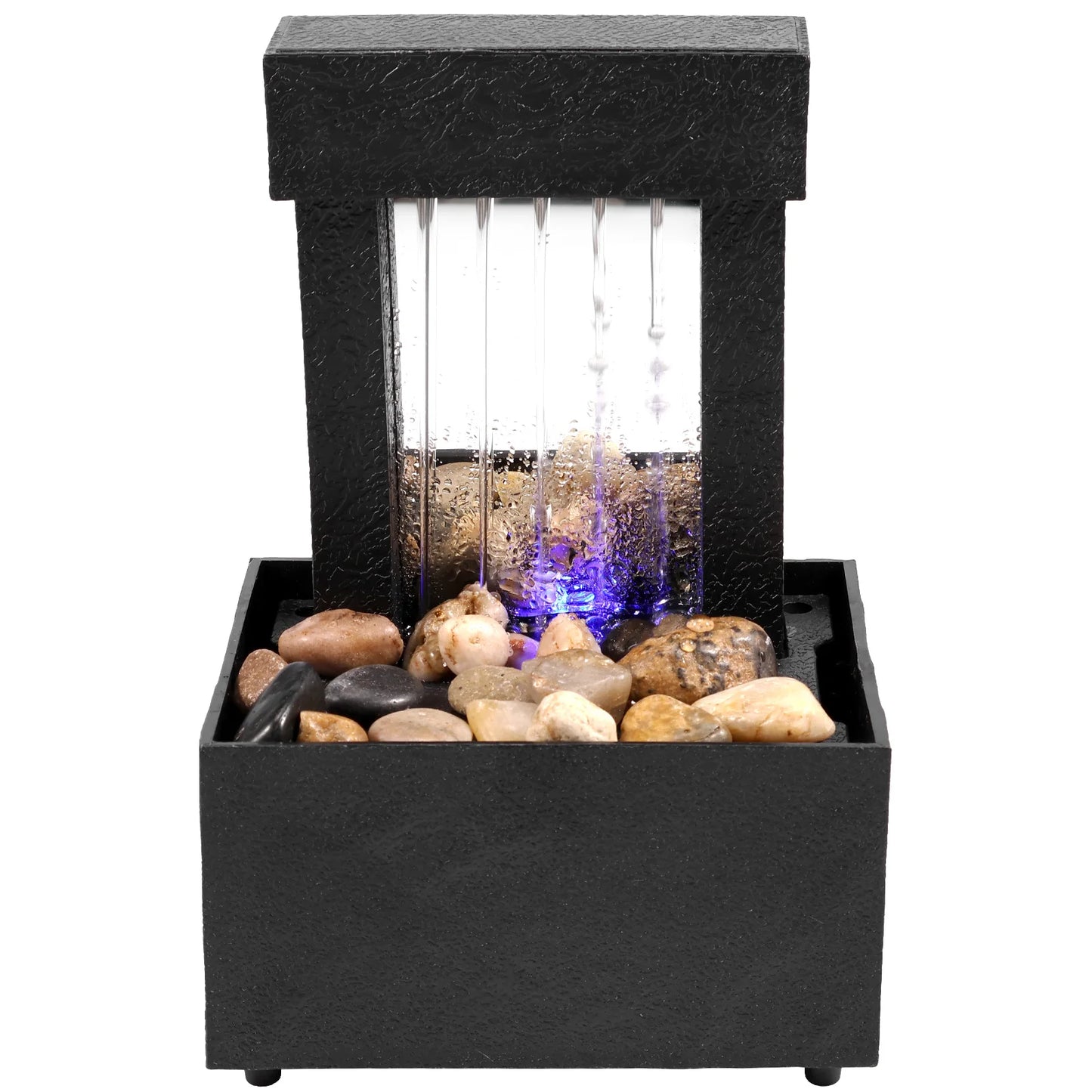 Tabletop Waterfall Fountain Lights For Relaxation And Meditation