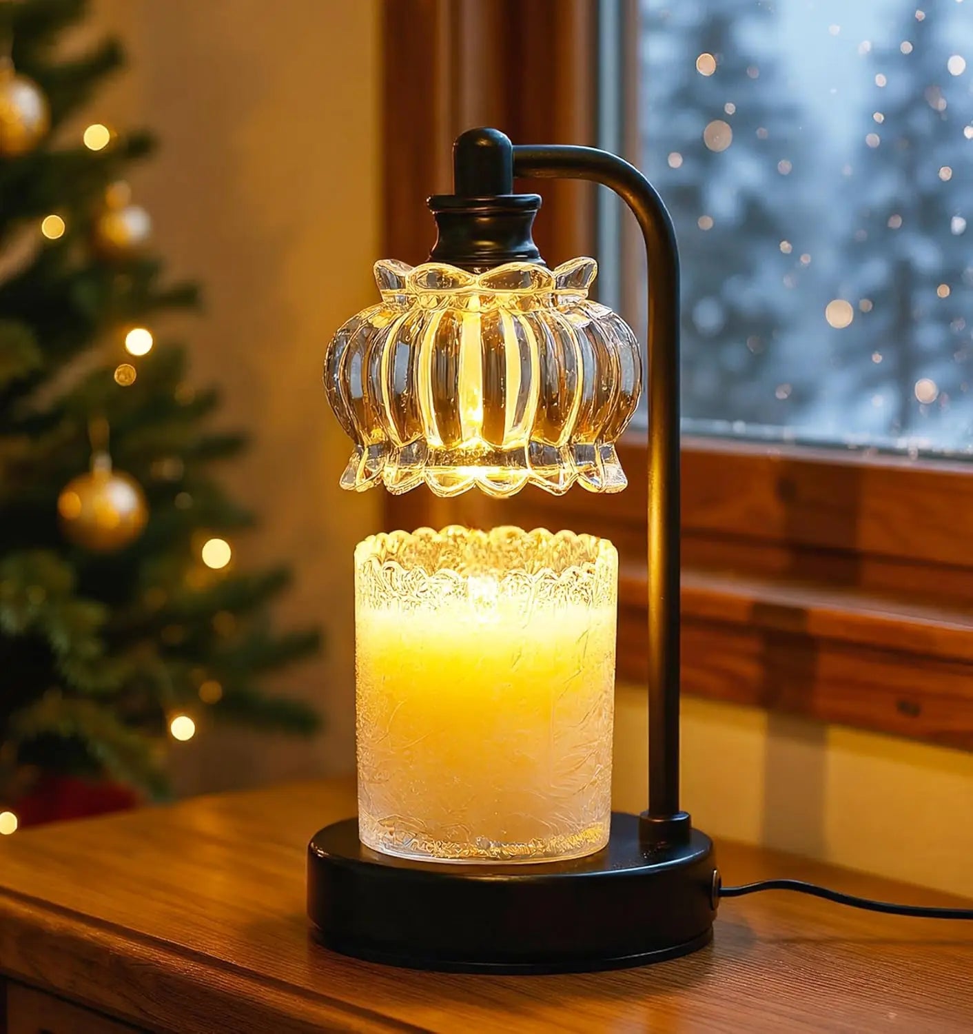 Dimmable Electric Candle Warmer Lamp With Timer For Wax Melts