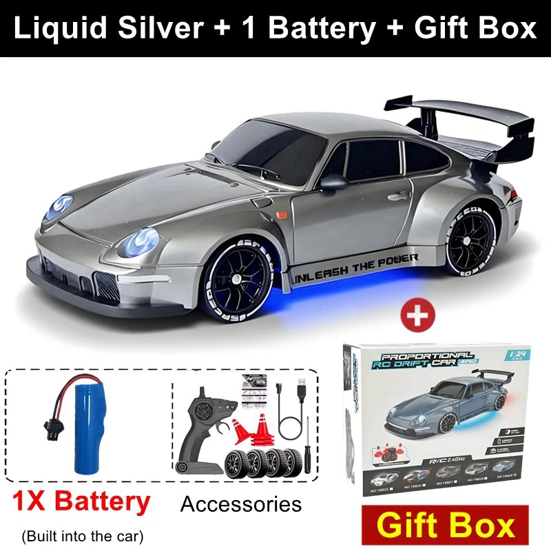 4WD Remote Control Drift Racing Car With LED Lights