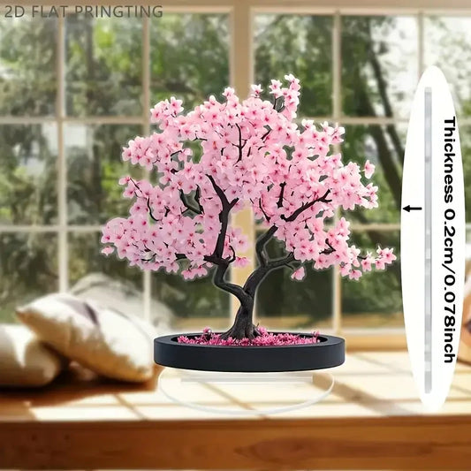 Bohemian Cherry Blossom Bonsai Tree Desktop Decoration Valentine Gift