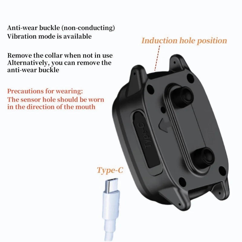Waterproof Dog Bark Collar Rechargeable Anti Bark Training Collar