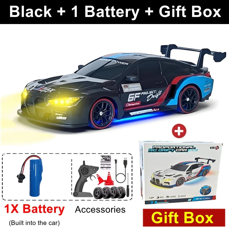 4WD Remote Control Drift Racing Car With LED Lights