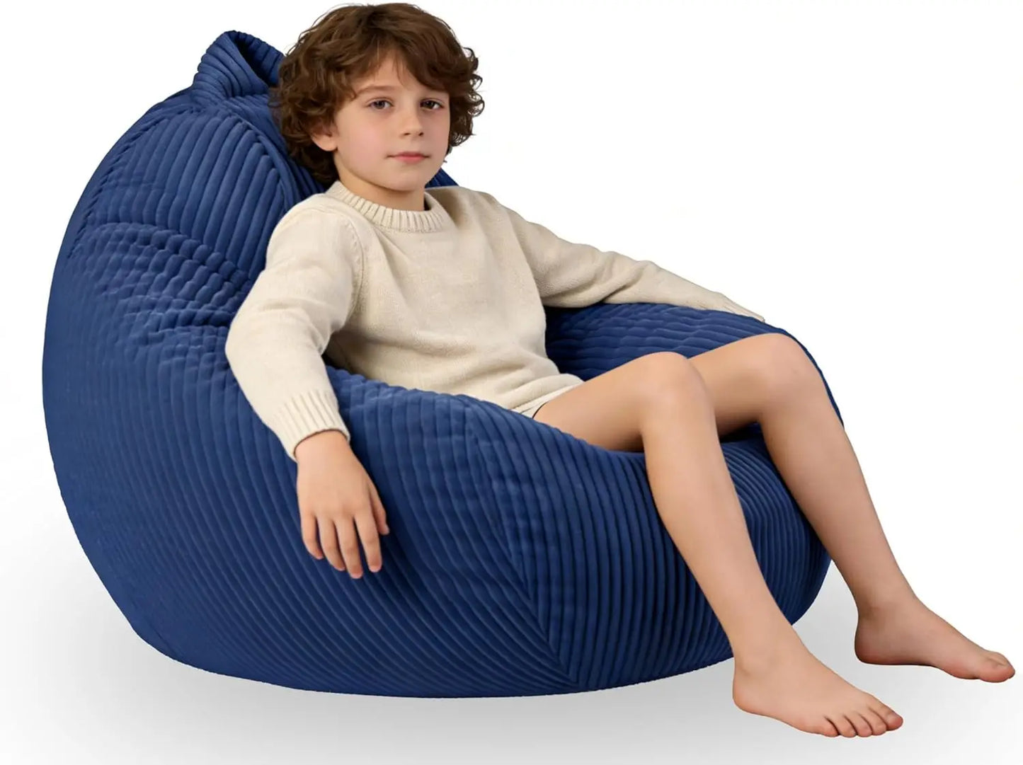 XMSJ Memory Foam Bean Bag Chair for Kids and Teens