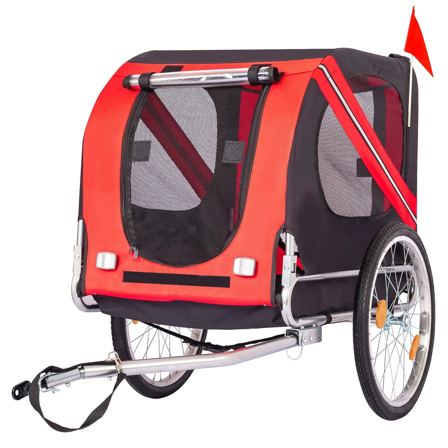 Twister.CK Dog Bike Trailer 88Lbs Capacity Carrier Foldable