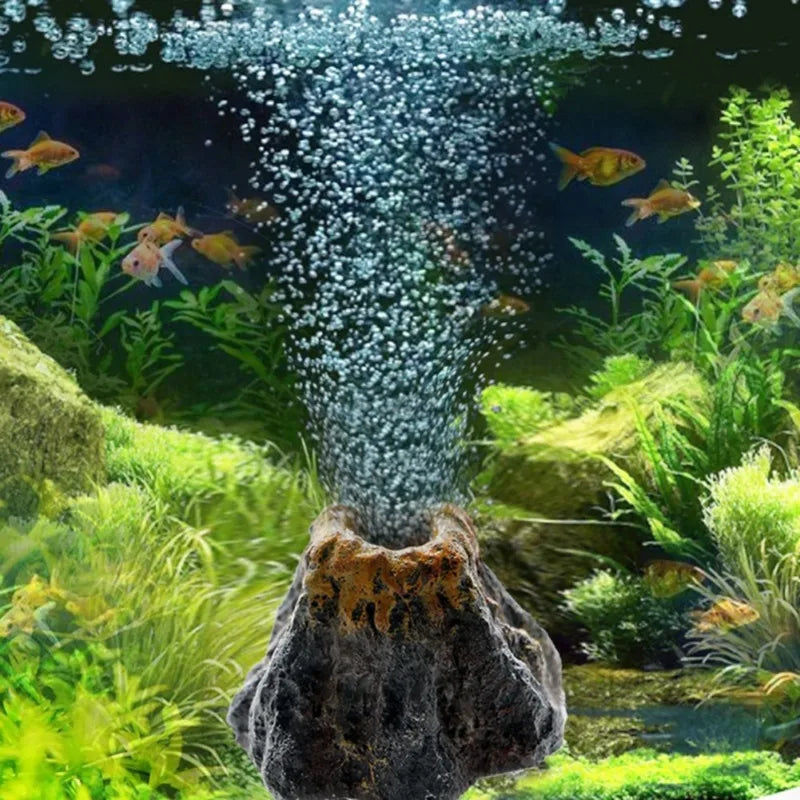 Volcano Shape Air Bubble Stone For Aquarium Air Pump Decoration