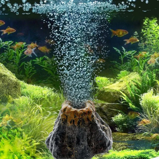 Volcano Shape Air Bubble Stone For Aquarium Air Pump Decoration
