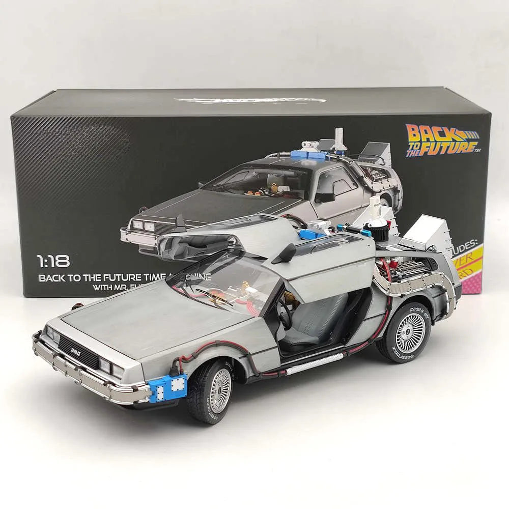 Back To The Future Time Machine Diecast One Eighteen BCJ97