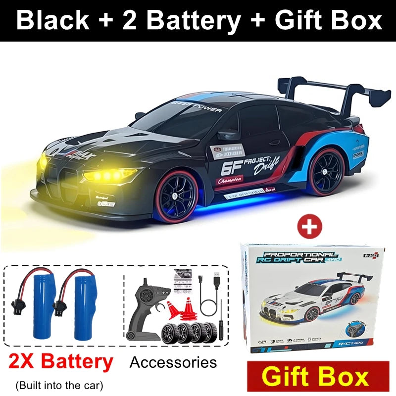 4WD Remote Control Drift Racing Car With LED Lights