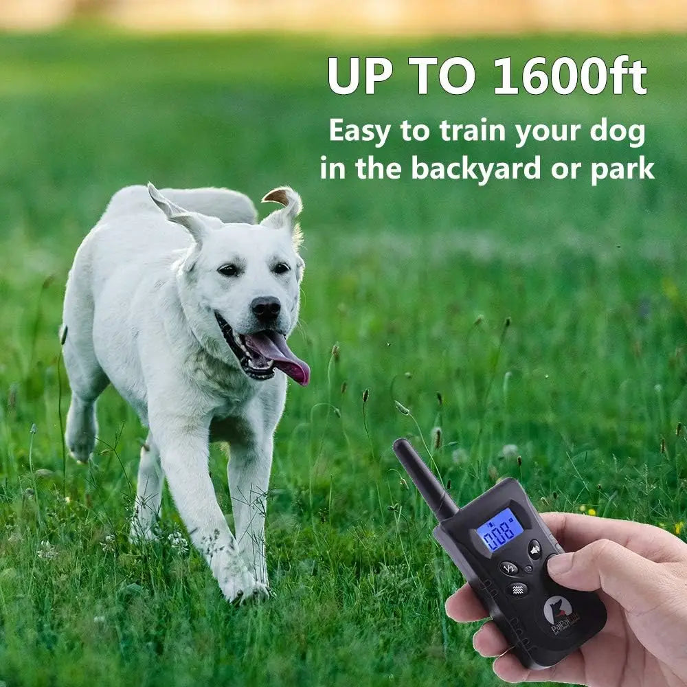 No Shock Dog Training Collar With Remote 1600ft Vibration Waterproof