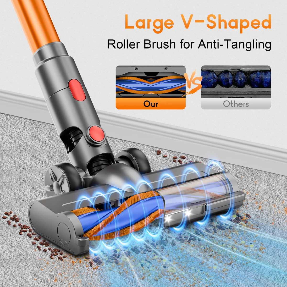 Honki Cordless Wet Dry Handheld Vacuum Cleaner For Pet Hair
