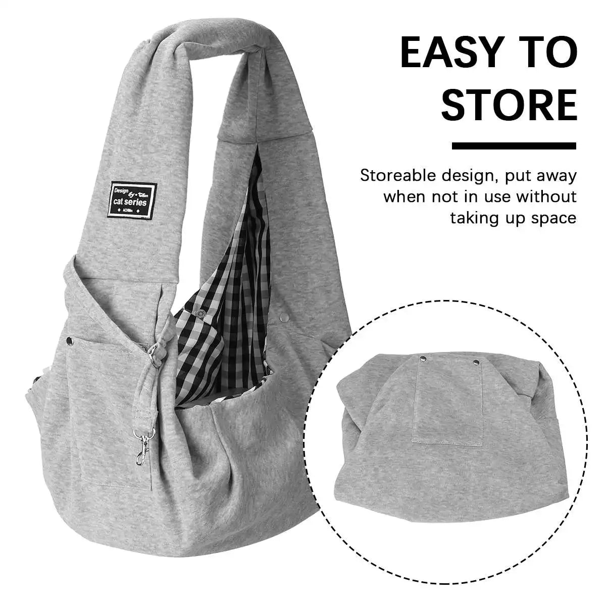 Small Dog Carrier Sling Bag Polyester For Outdoor Travel