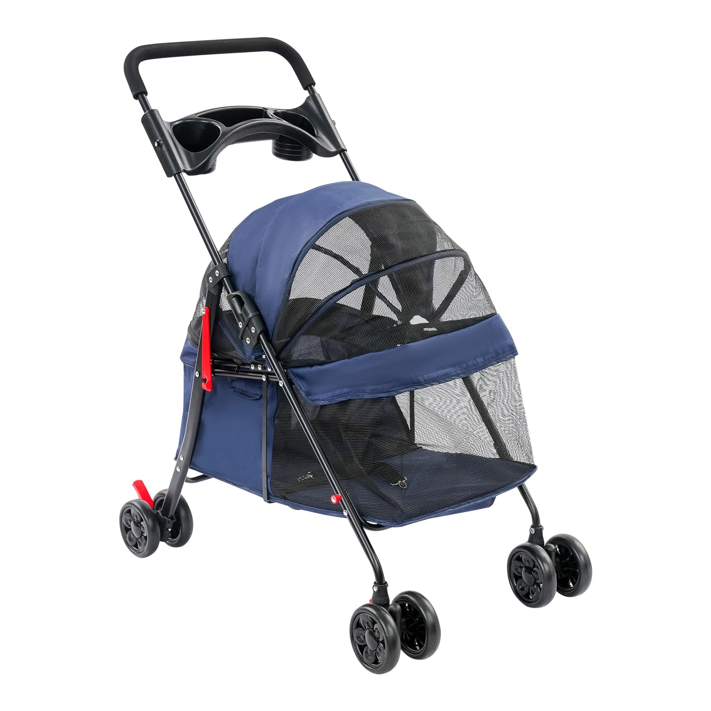 Foldable Lightweight Pet Cart For Small Medium Dogs And Cats