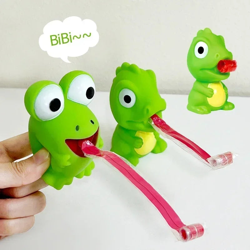 Fidget Toy For Kids Pinch Frog Dinosaur Stress Relief