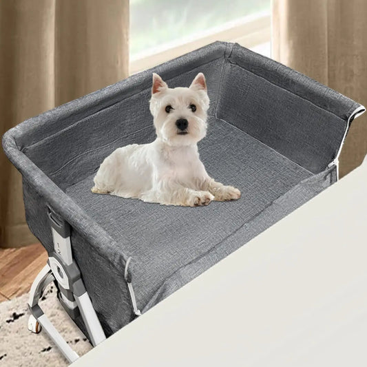 XMSJ Bedside Cosleeper Dog Bed for Human Bed