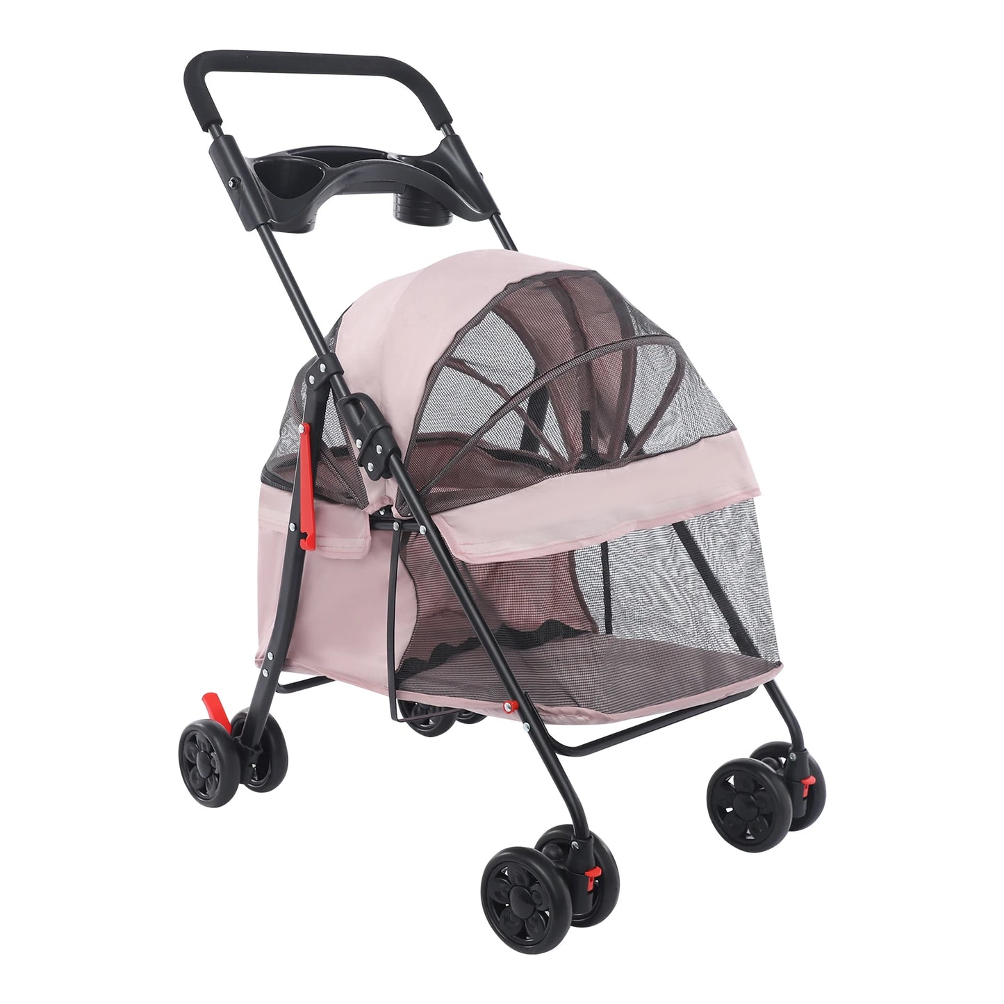 Foldable Lightweight Pet Cart For Small Medium Dogs And Cats