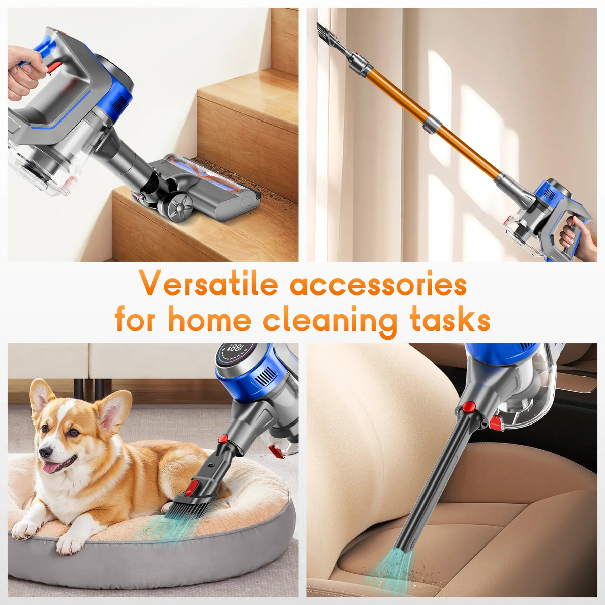 Honki Cordless Wet Dry Handheld Vacuum Cleaner For Pet Hair